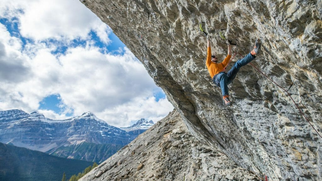 Rock Climbing Bison Peak Banff 01 Credit Rafal Andronowski @thealpinestart