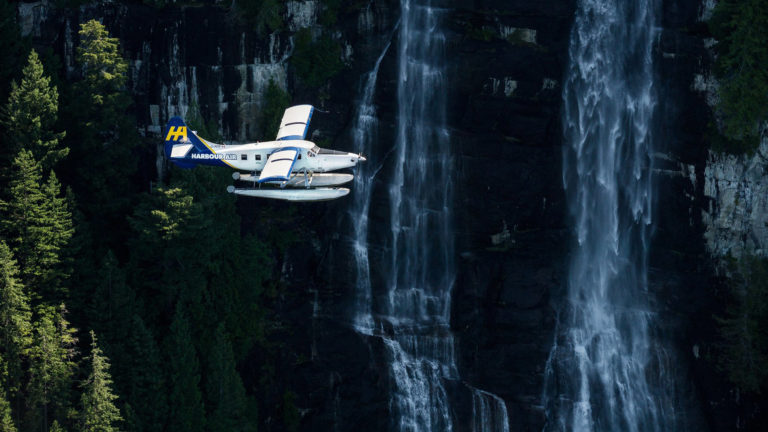 Sunshine Coast BC Harbour Air Seaplanes