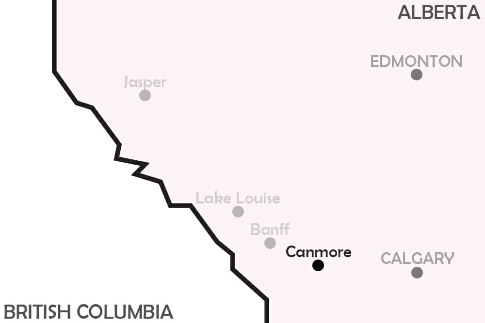 Web Map Alberta Canmore